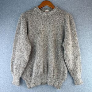 St.Bernard Vintage Grey Mohair Long Sleeve Crewneck Size 18 Grandpa Core Retro